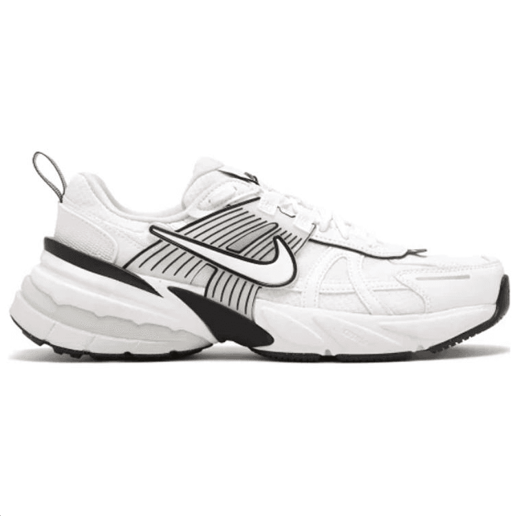 Кроссовки для бега Nike V2K Run Ткань Дышащий Low Топ Повседневный Городская коммутация Беговые кроссовки Women's White - изображение 2