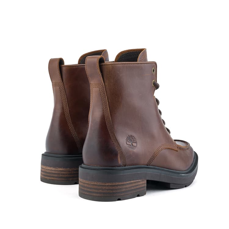 Ботинки уличные Timberland Водонепроницаемый Высокий Outdoor Женские Темно-Коричневый - изображение 4