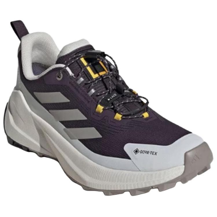 Кроссовки для бега Adidas Terre Противоскользящие Устойчивые к Износу Низкие Повседневные Беговые Кроссовки Женские Серый Фиолетовый - изображение 3