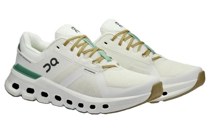 Кроссовки для бега On Cloudrunner 2 White Green - изображение 3