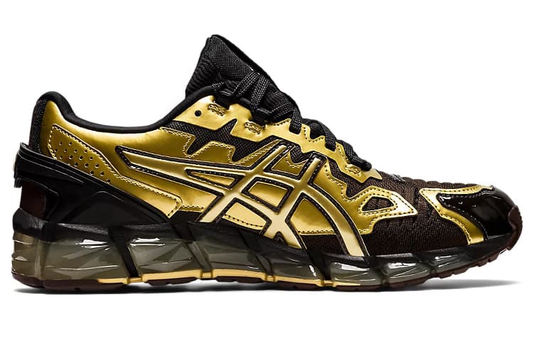 Кроссовки для бега GmbH x Asics Gel-Quantum 360 6 Black Gold - изображение 2