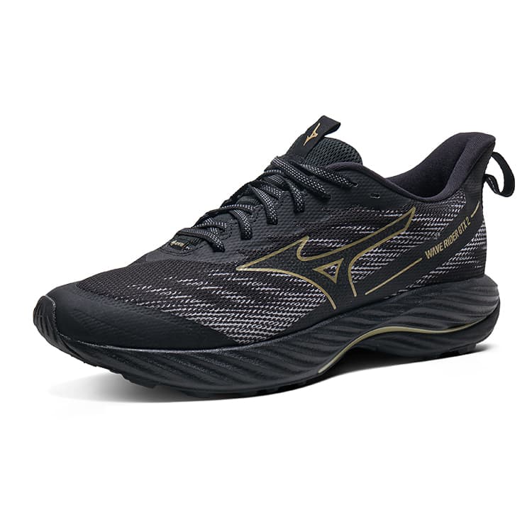Кроссовки для бега Mizuno Лоу-топы Беговые кроссовки Унисекс Черный золотой - изображение 2