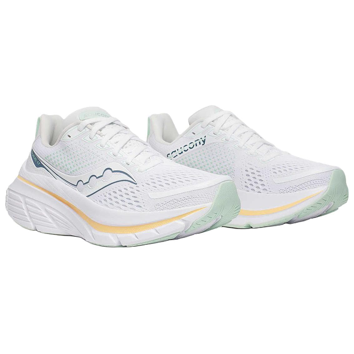 Кроссовки для бега Saucony GUIDE 17 Противоскользящие устойчивые к истиранию низкие повседневные беговые кроссовки для женщин белые - изображение 2
