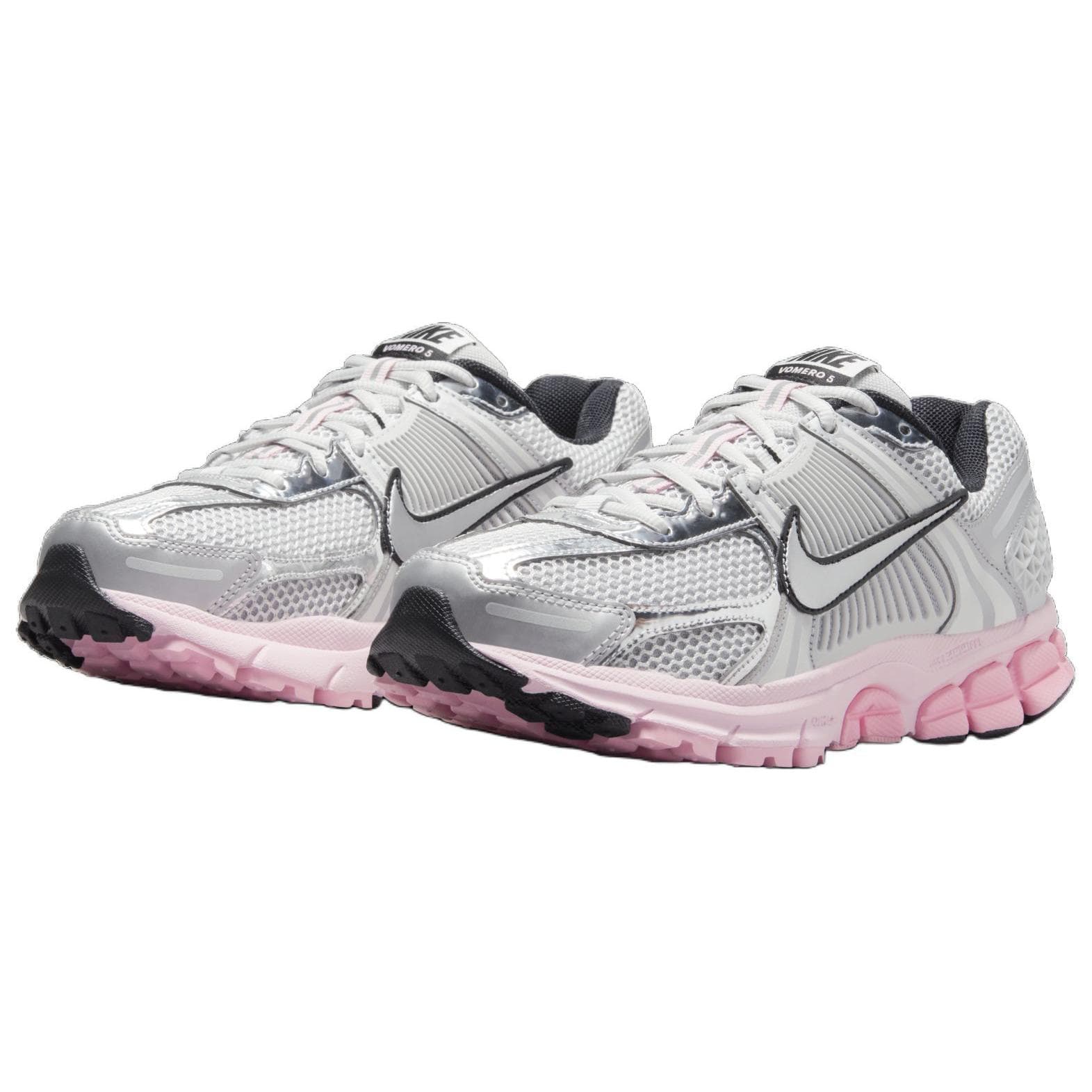 Кроссовки для бега Nike Air Zoom Vomero 5 WMNS Silver Pink — фото 2