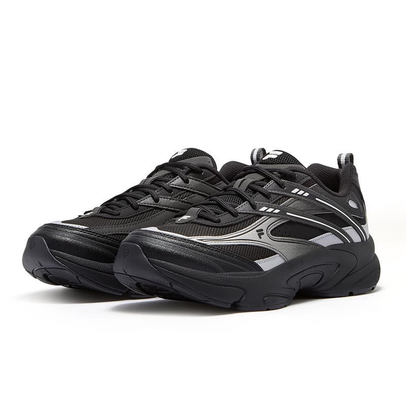 Кроссовки для бега FILA FUSION Light Trail Обувь Лоу-топы Беговые кроссовки Женские Черно-серый - изображение 2