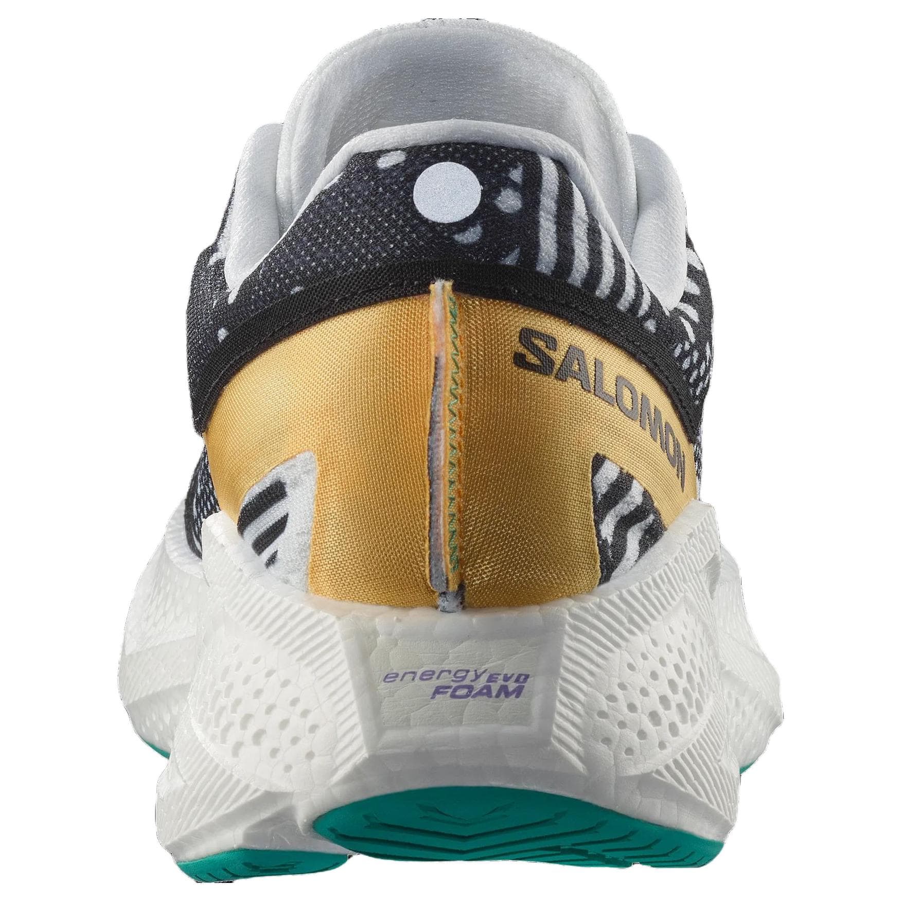 Кроссовки для бега Salomon Aero Glide 3 Low Топ Беговые кроссовки Мужские Черный Белый Фиолетовый - изображение 4