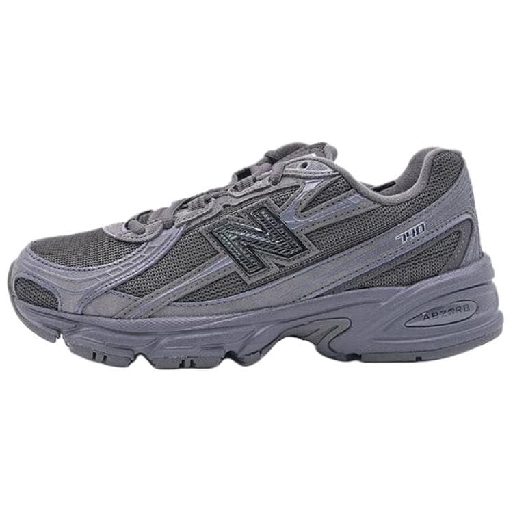 Кроссовки для бега New Balance NB 740 Комфортная Ткань Беговые Кроссовки Унисекс Черный Серый - изображение 1