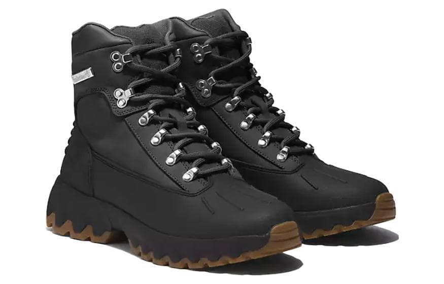 Ботинки уличные TIMBERLAND euro hiker Короткий Аутдор Мужской Черный - изображение 3