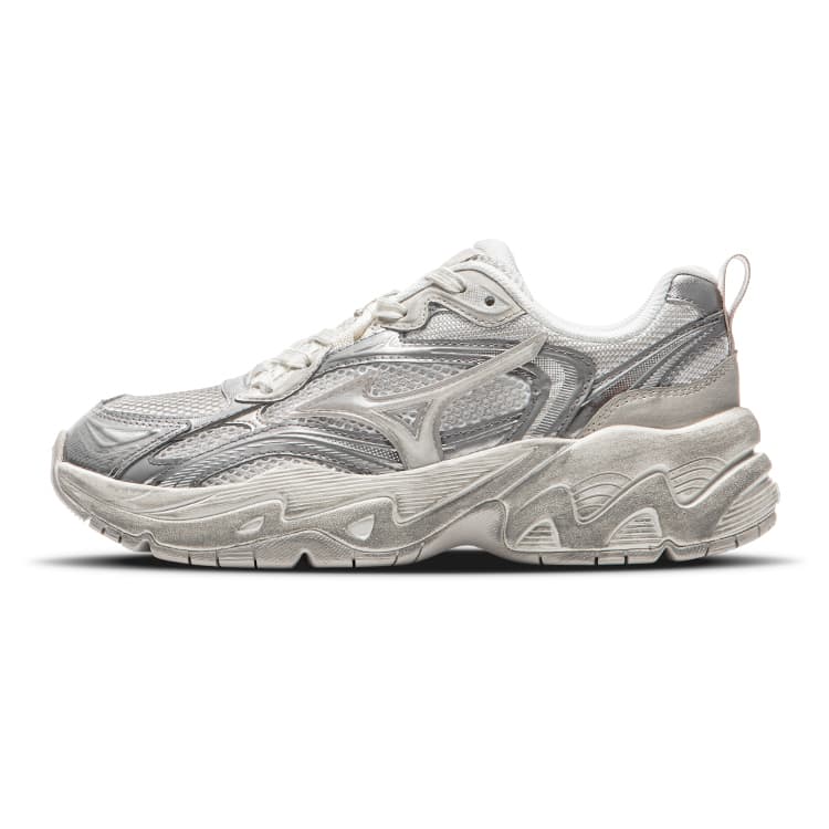 Кроссовки для бега Mizuno TRAINER 2K Амортизация Противоскользящие Низкие кеды для бега Унисекс Белый Серый - изображение 1