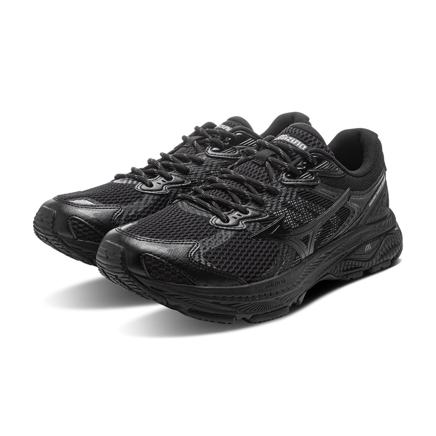 Кроссовки для бега Mizuno RACER V2 Текстиль Синтетическая кожа Дышащий Устойчивый к истиранию Низкий верх Городская коммутация - изображение 3