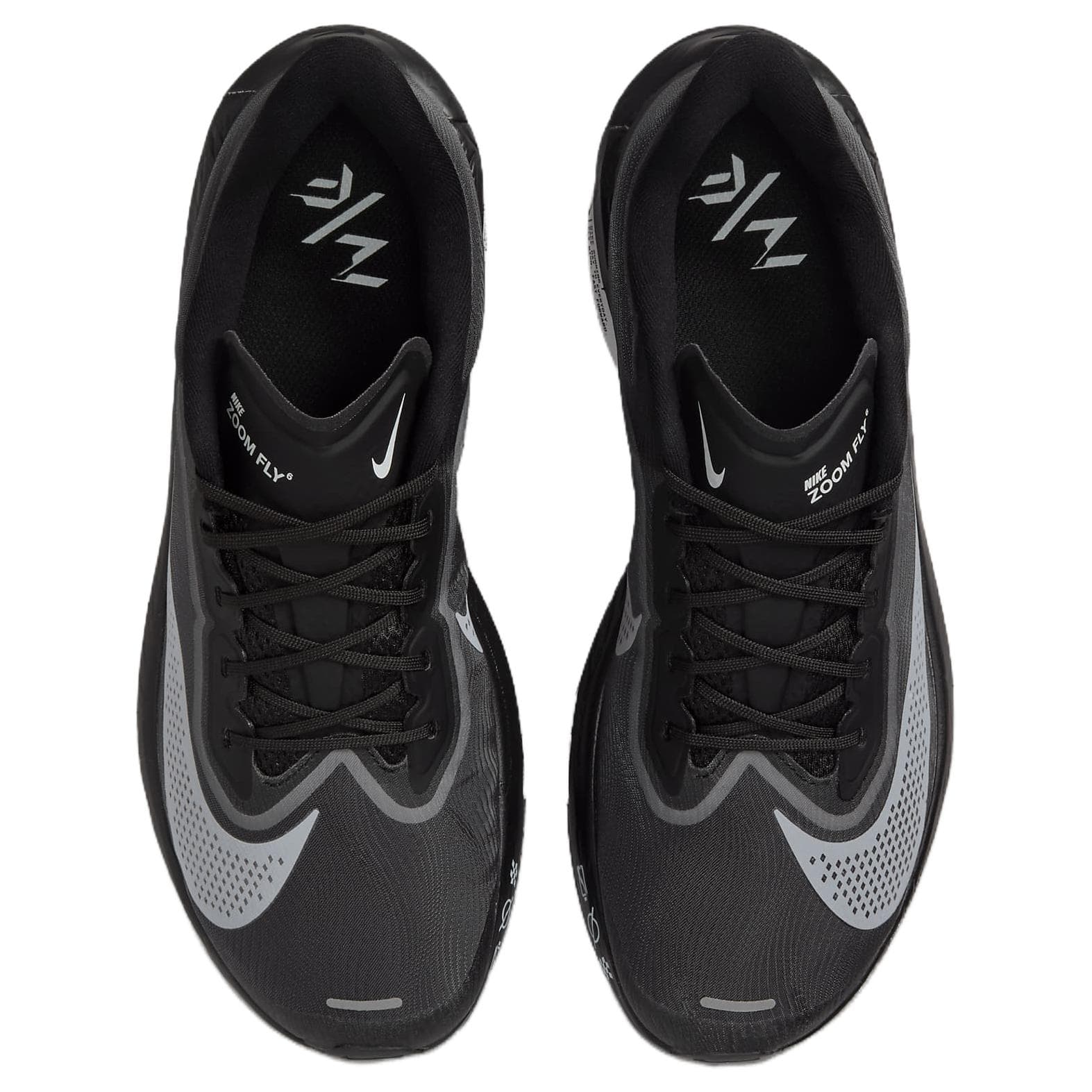 Кроссовки для бега NIKE Zoom Fly 6 Ткань Противоскользящая Поддержка Амортизация Низкий Верх Карбоновая Плита - изображение 4