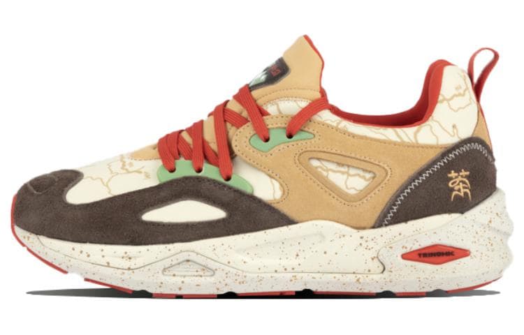 Кроссовки для бега PUMA Trc Blaze Brown Orange - изображение 1