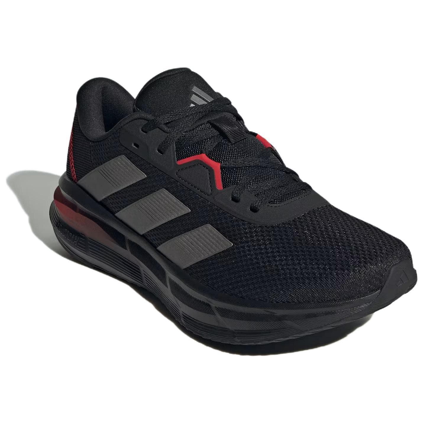 Кроссовки для бега Adidas Galaxy 7 Противоскользящие устойчивые к истиранию низкие беговые кроссовки мужские черные - изображение 3