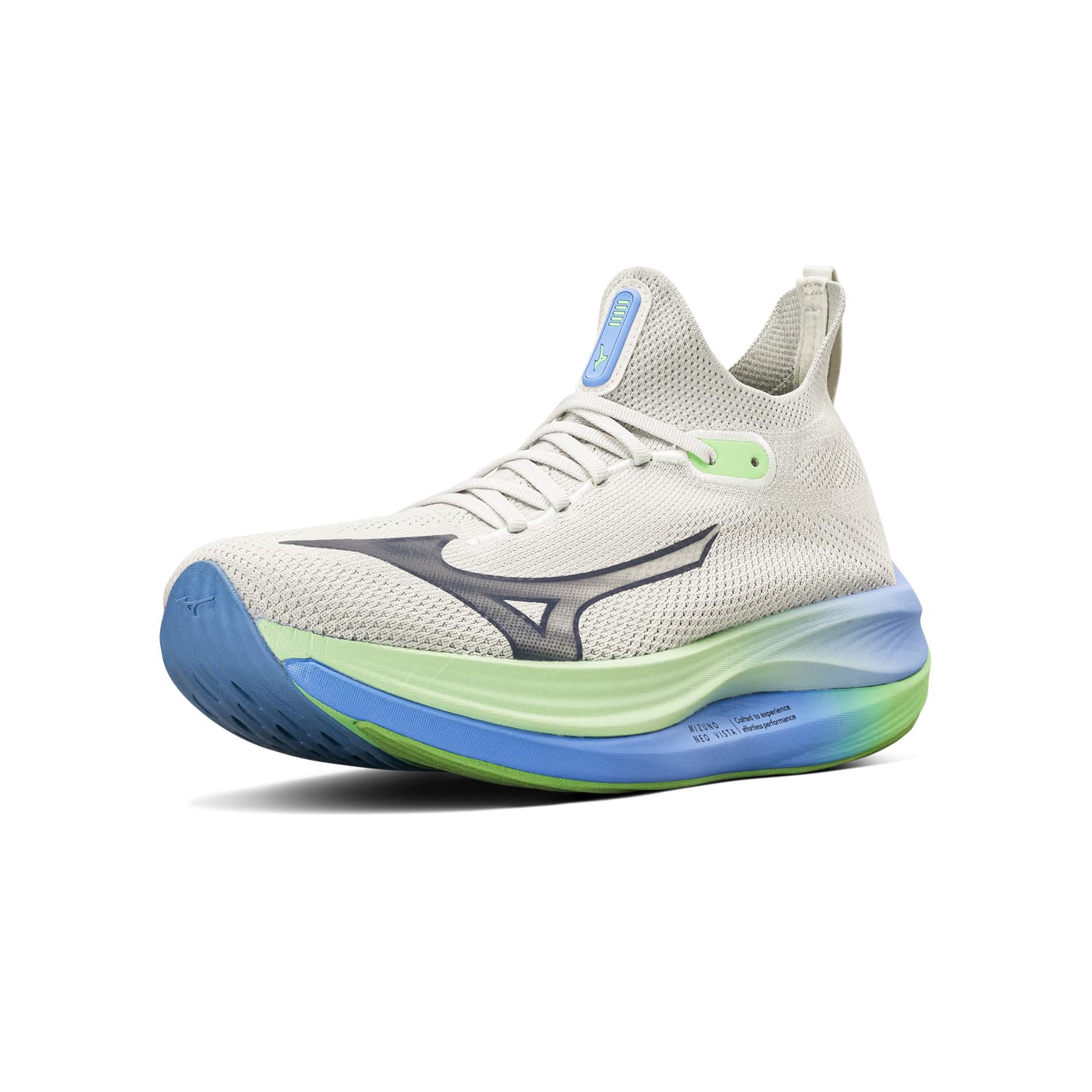 Кроссовки для бега Mizuno Neo Vista Удобные Устойчивые к Износу Низкие Кроссовки для Марафона и Беговых Тренировок Мужские Серые - изображение 2