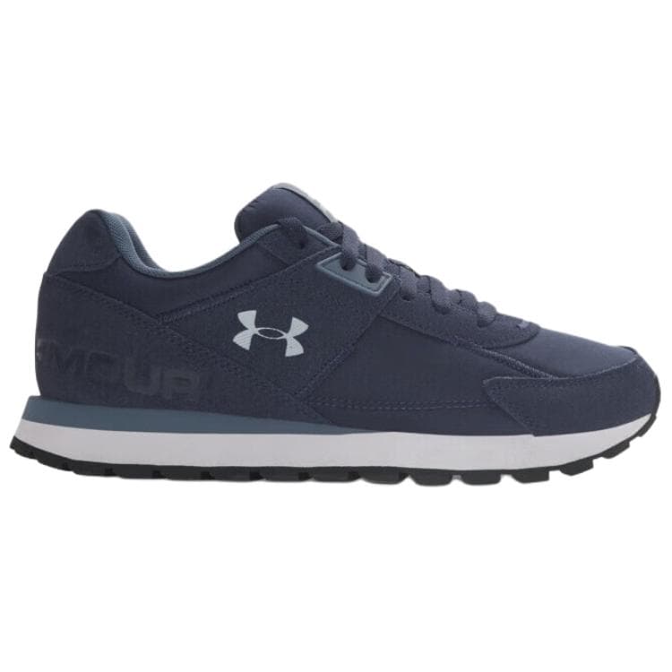 Кроссовки для бега Under Armour Essential Текстиль Кожа Низкие Беговые Кроссовки Мужские Синие - изображение 2