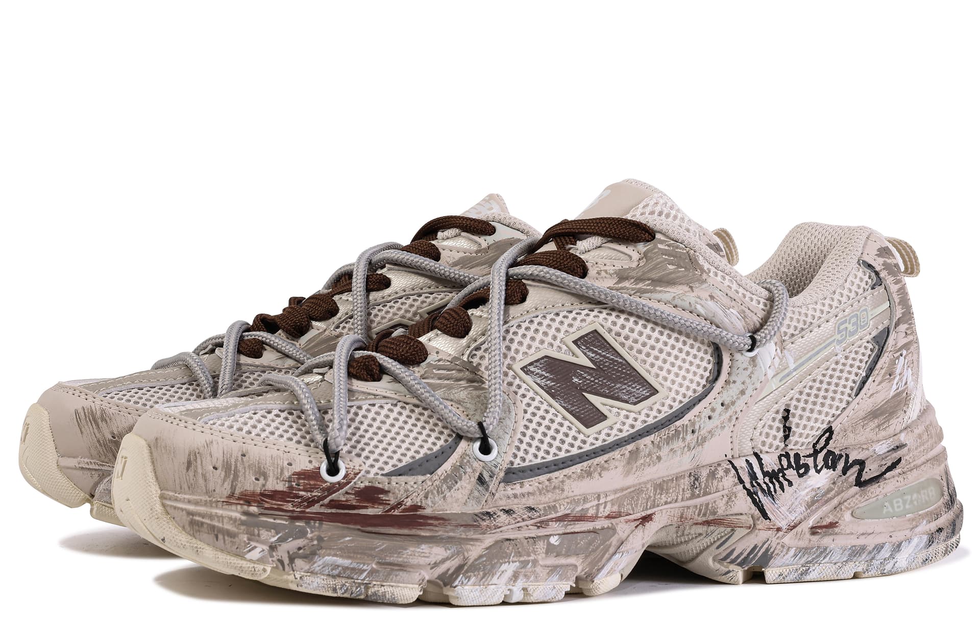 Кроссовки для бега New Balance 530 Khaki - изображение 4