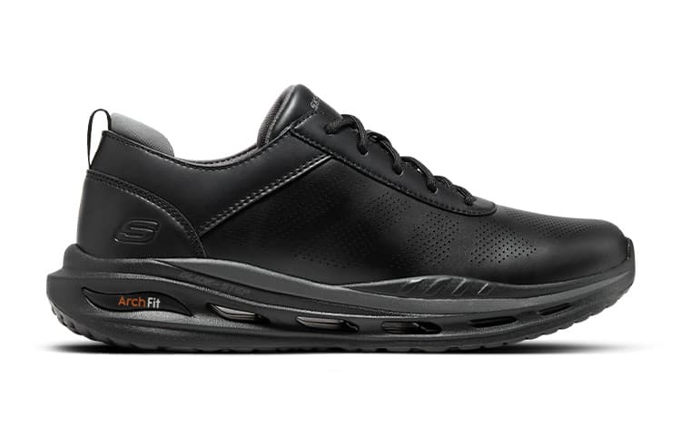 Ботинки Skechers Arch Fit Skechers Artificial Leather Мужская Повседневная Обувь Мужская Черная - изображение 2