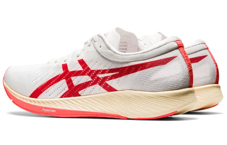 Кроссовки для бега Asics Metaracer White Red - изображение 4