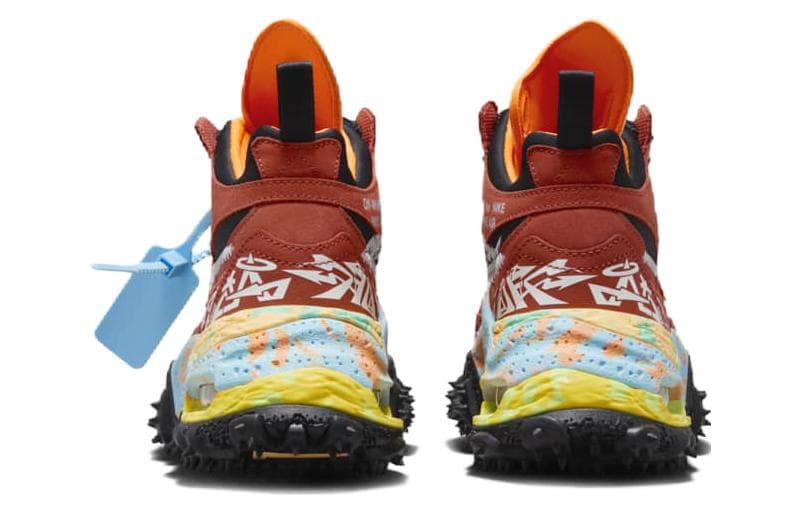 Кроссовки OFF-WHITE Nike Air Terra Forma "Mantra Orange" - изображение 5