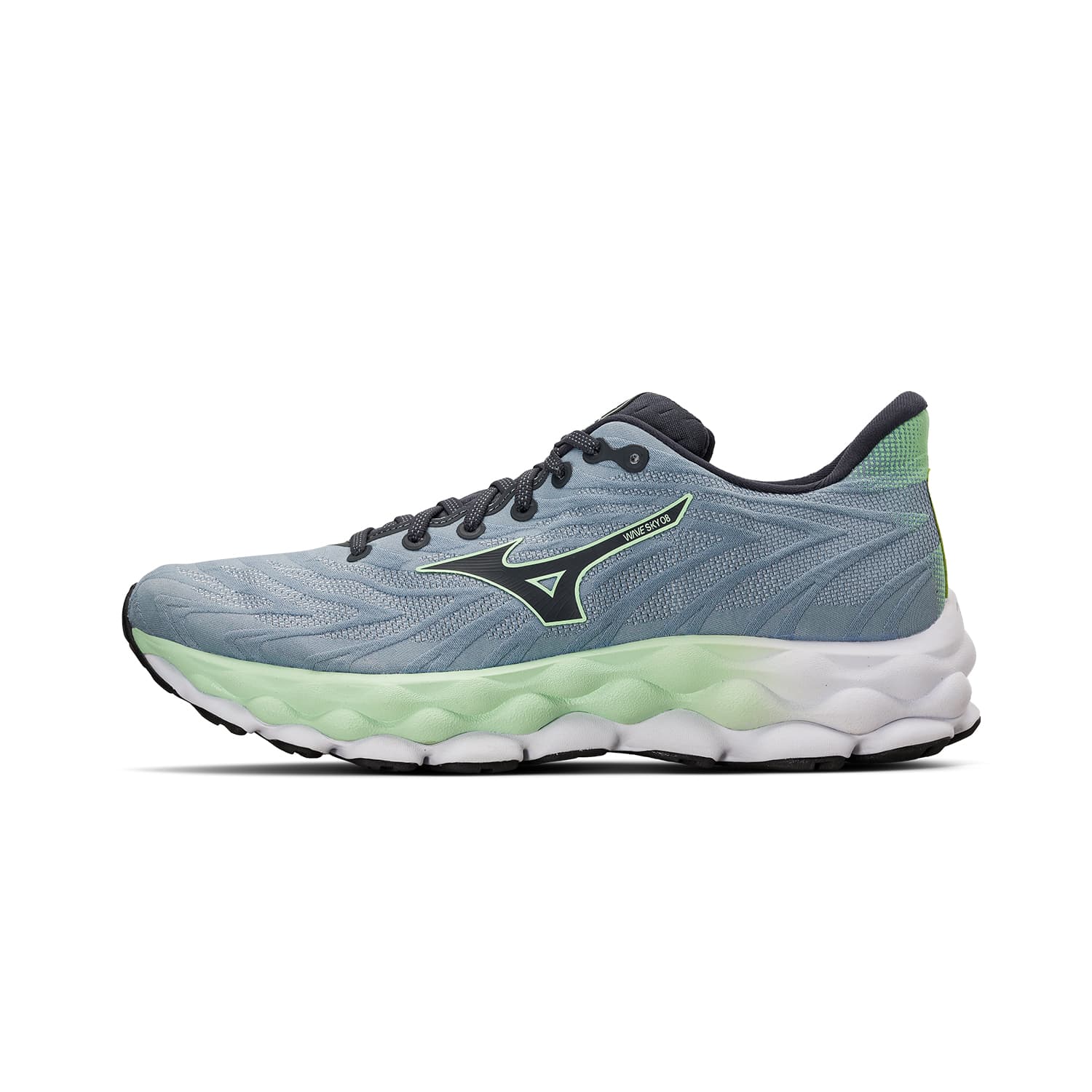 Кроссовки для бега Mizuno WAVE SKY 8 Ткань Дышащий Легкий Низкий Отскок Беговые Кроссовки Мужской - изображение 1