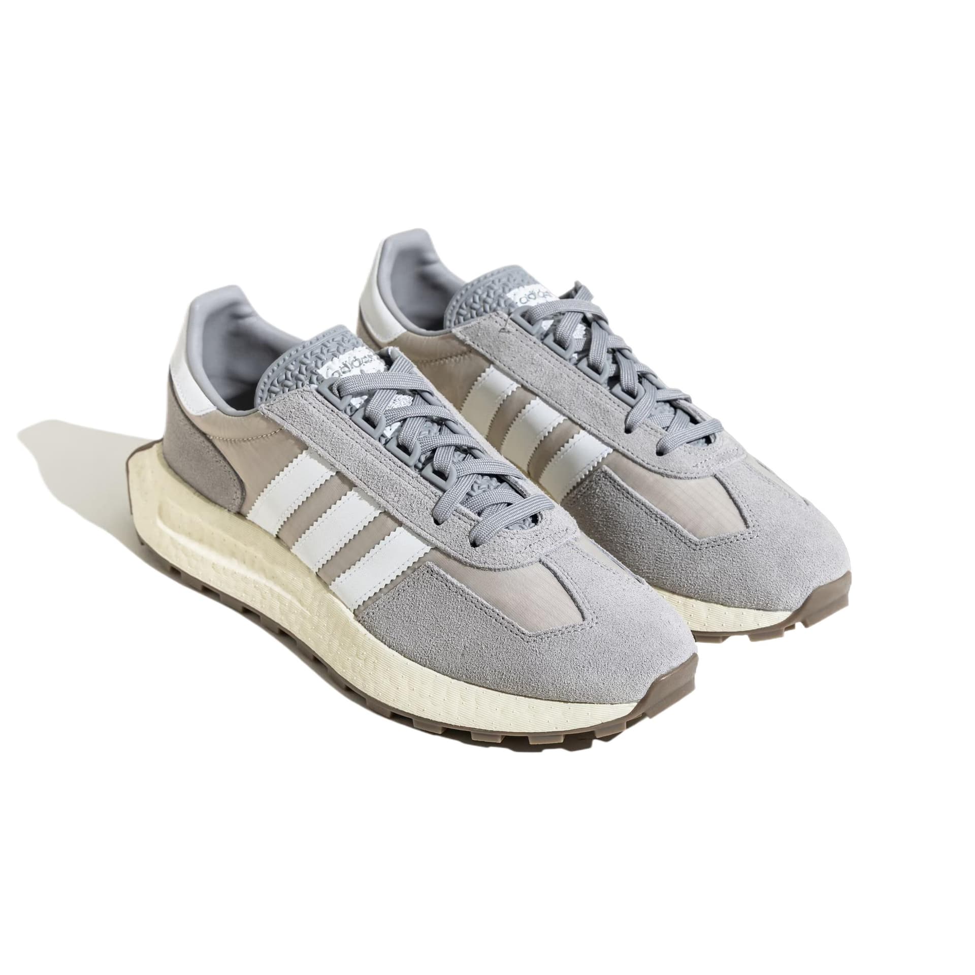 Кроссовки для бега Adidas Originals Retropy E5 Комфортная ткань Низкий топ Повседневные беговые кроссовки Унисекс Серый - изображение 3