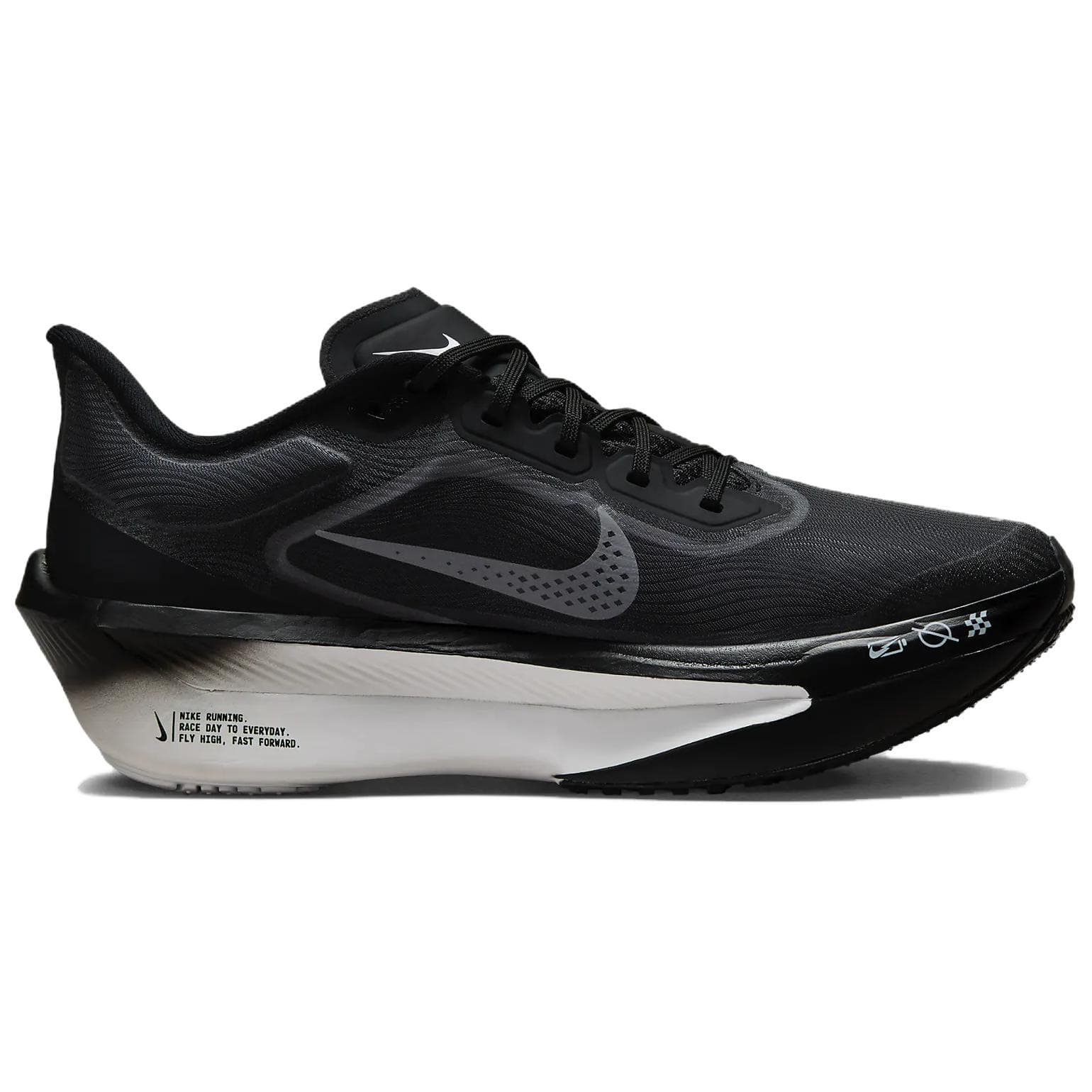 Кроссовки для бега NIKE Zoom Fly 6 Удобный противоскользящий низкий топ с углеродной вставкой - изображение 2