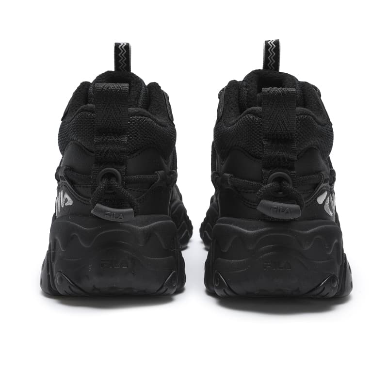 Кроссовки для бега FILA ORIGINALE Износостойкие MID Беговые кроссовки Женские Черные - изображение 4