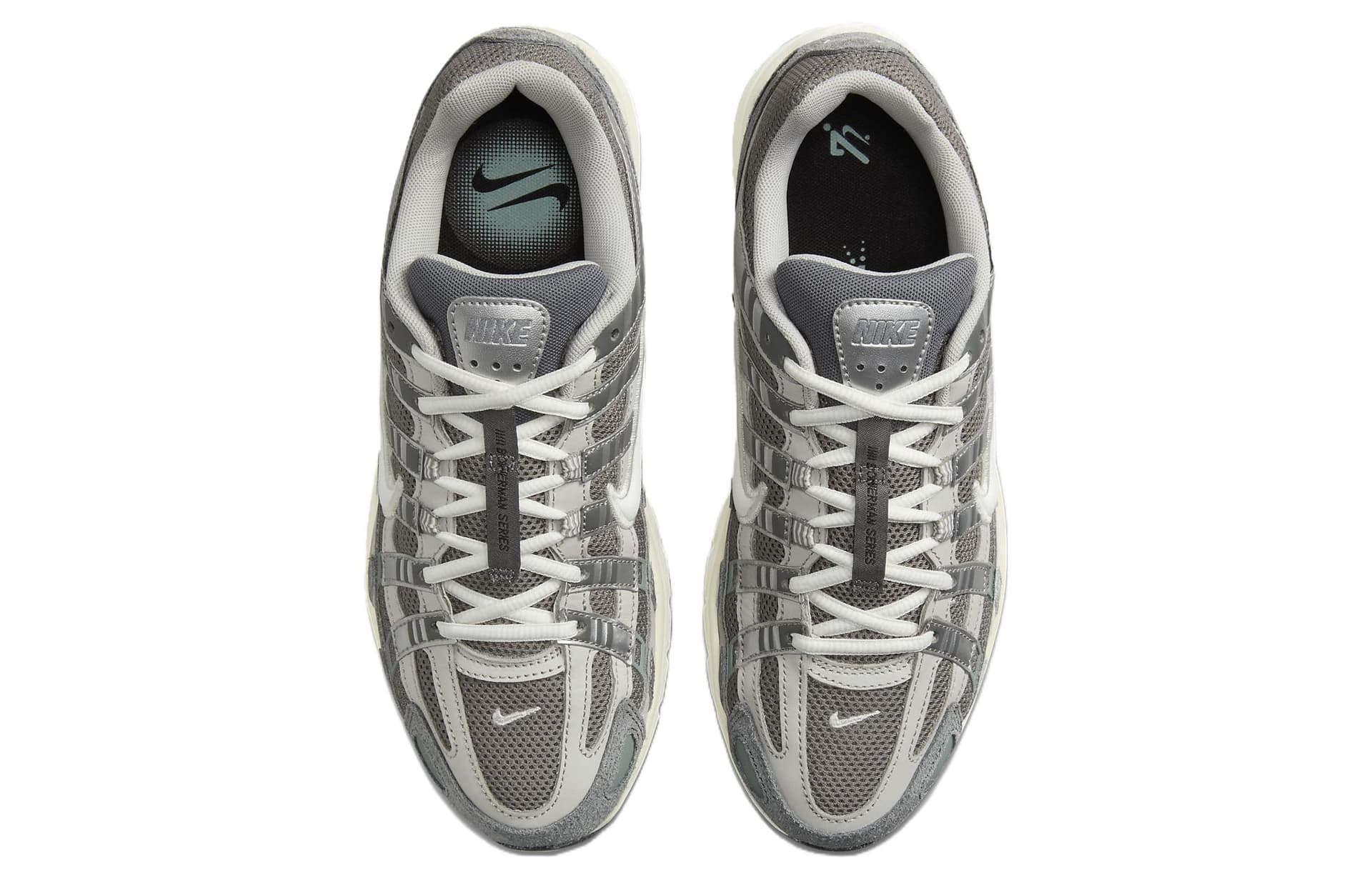 Кроссовки для бега Nike P-6000 White Silver - изображение 4