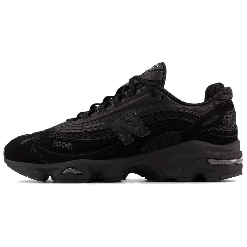 Кроссовки для бега New Balance NB 1000 Классический и Универсальный Дышащий ABZORB Амортизация Материал Беговые кроссовки Унисекс Черный - изображение 1