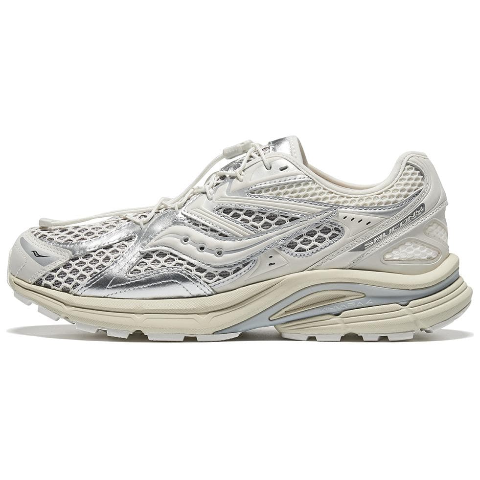 Кроссовки для бега Saucony Kinvara 4 Лоу-топы Повседневный Тренировки Городская коммутация Беговые кроссовки Унисекс Белый серебристый - изображение 1