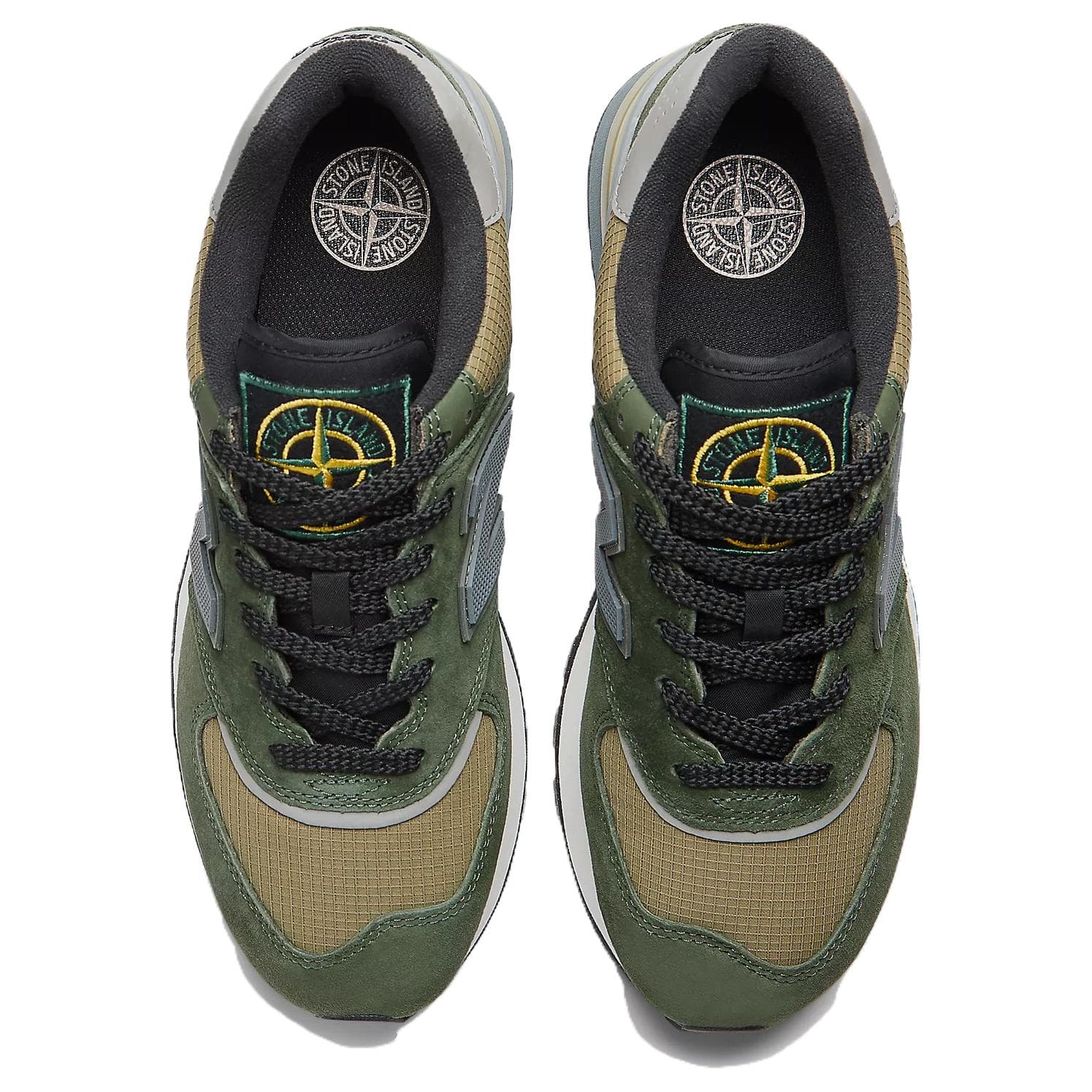 Кроссовки для бега Stone Island x New Balance 574 Green - изображение 4