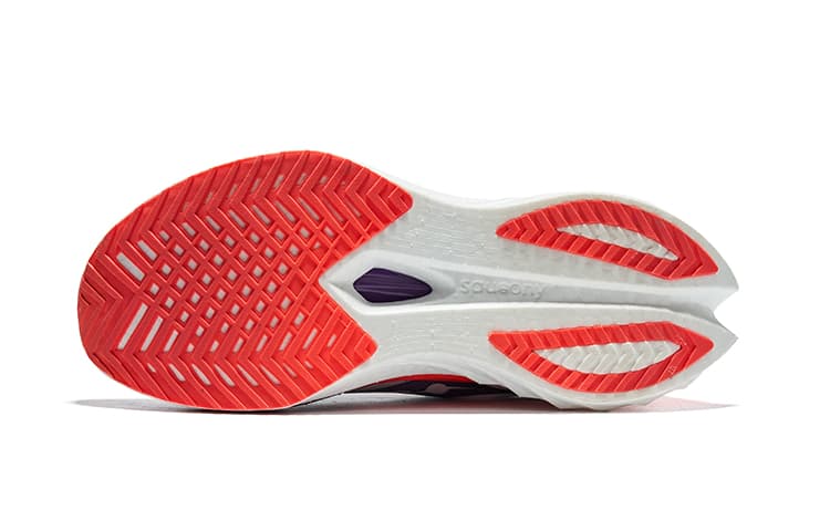 Кроссовки для бега Saucony Endorphin Speed 4 White Purple - изображение 5
