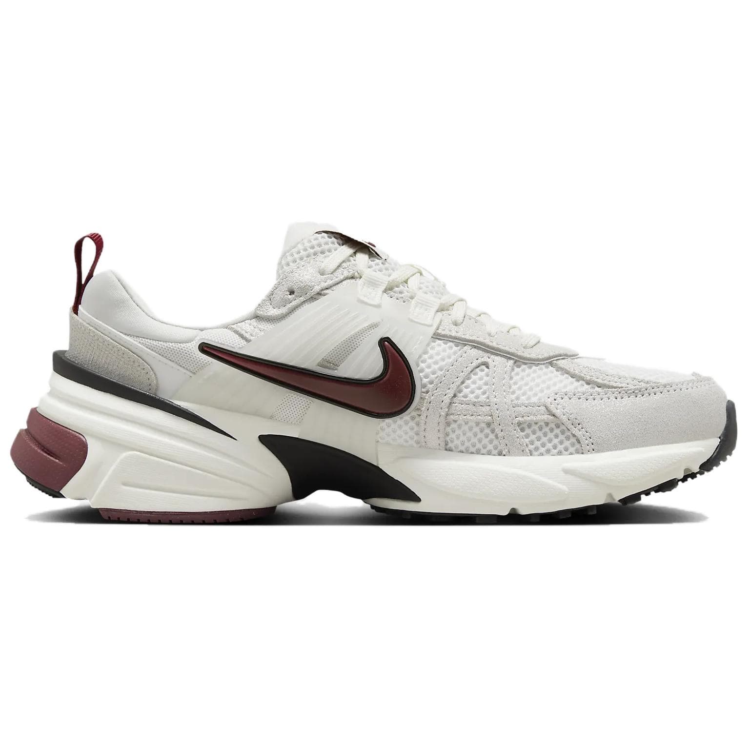 Кроссовки для бега Nike V2K Run Low Топ Повседневный Городская Коммутация Беговые Кроссовки Женские Белый Черный Красный - изображение 2