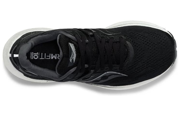 Кроссовки для бега Saucony Triumph 20 Black White - изображение 4