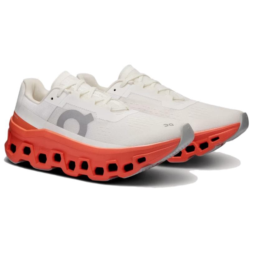 Кроссовки для бега On Cloudmonster White - изображение 4