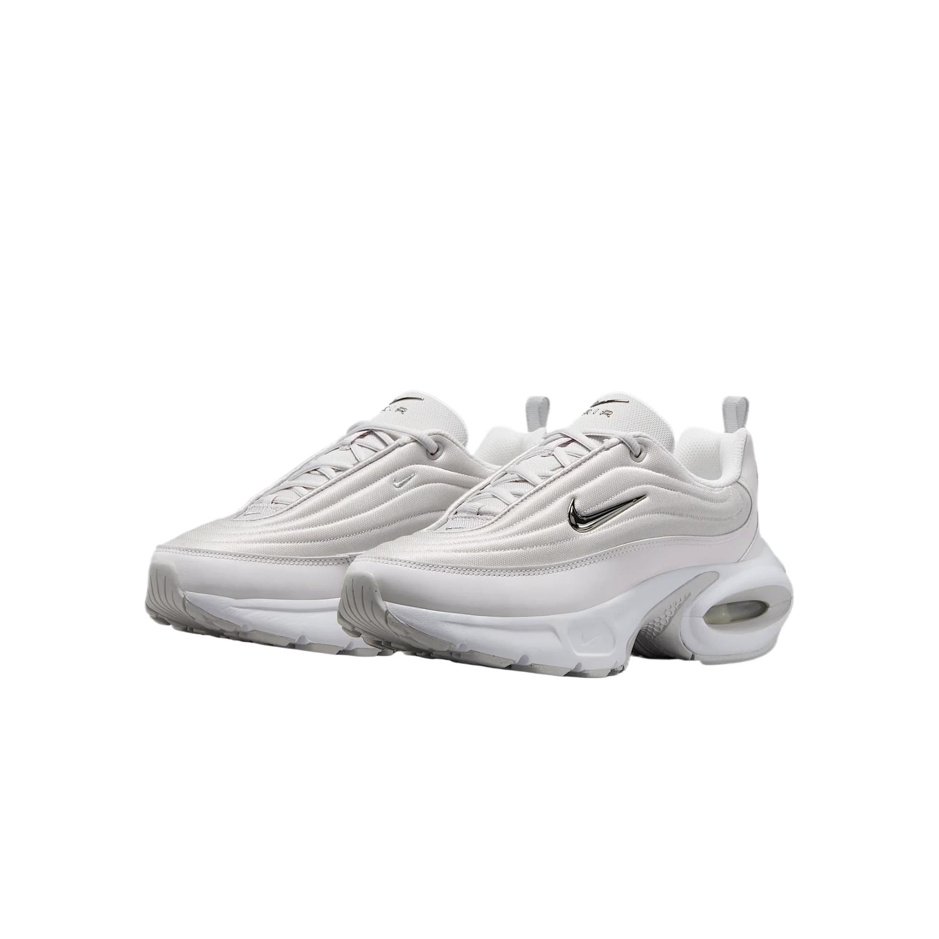 Кроссовки Nike Air MAX Portal Устойчивая к истиранию Низкая Повседневная Обувь Женская Серебристо-Белая - изображение 3