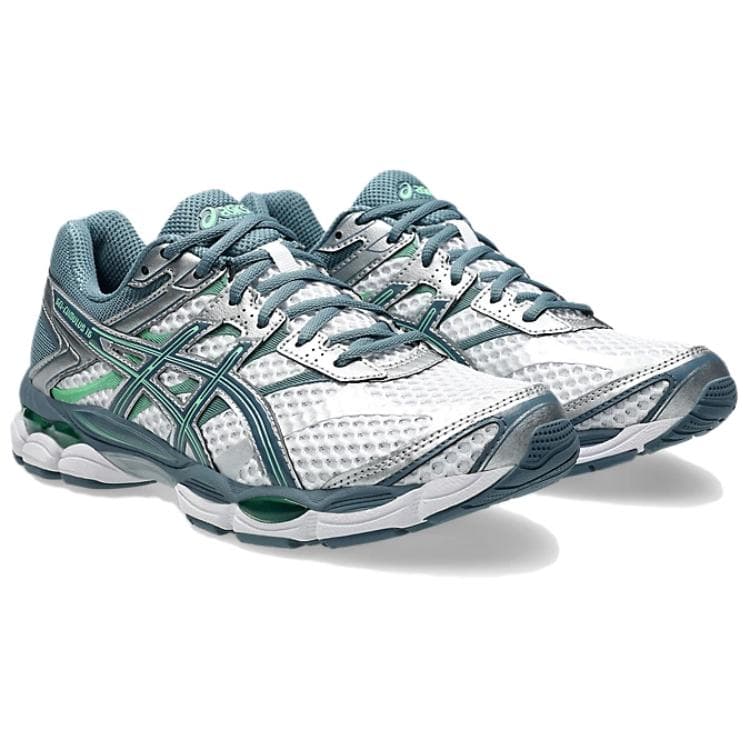 Кроссовки для бега ASICS Гель CUMULUS 16 Классический и универсальный Ткань Дышащий Low Топ Повседневные кроссовки для бега Унисекс Зелёный - изображение 3