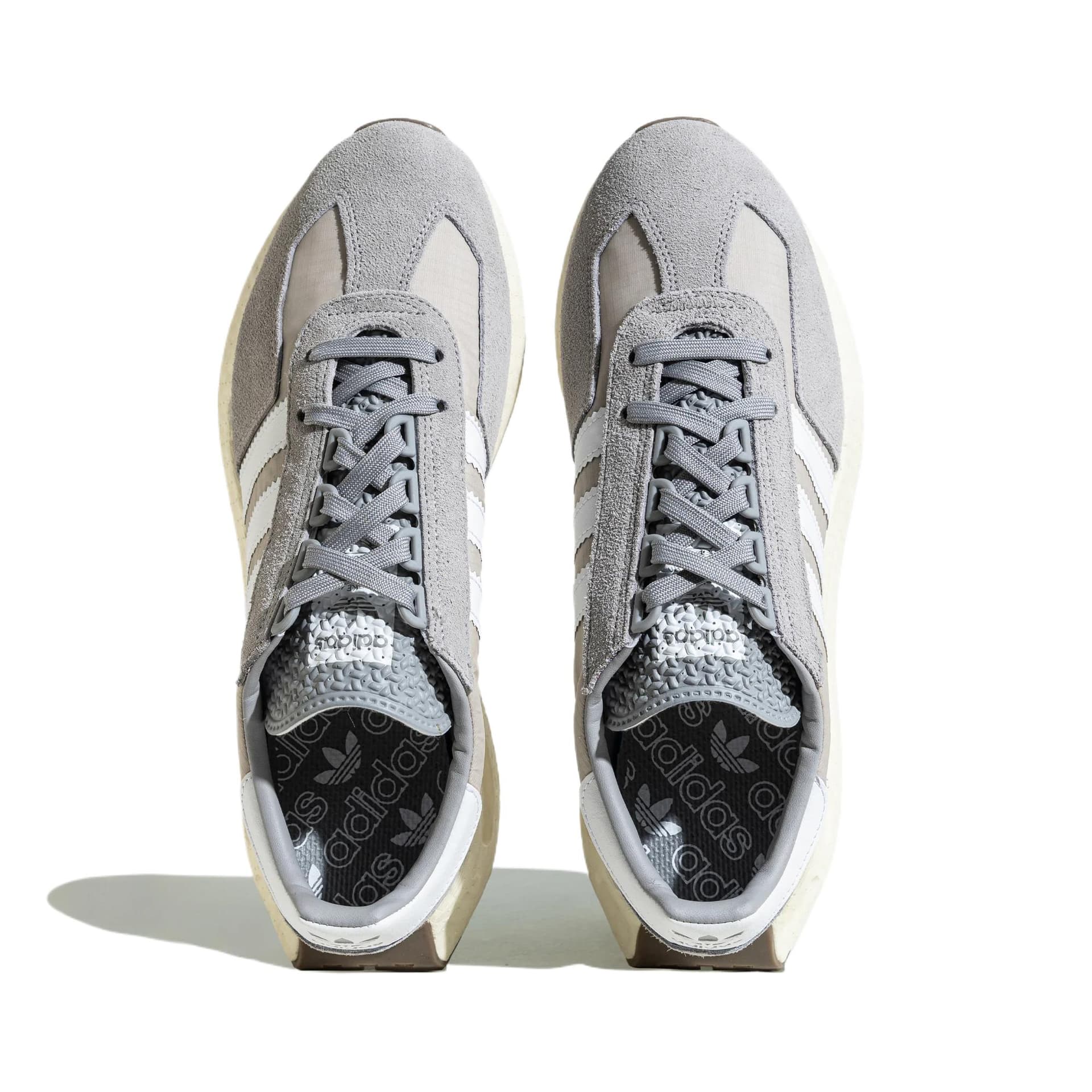 Кроссовки для бега Adidas Originals Retropy E5 Комфортная ткань Низкий топ Повседневные беговые кроссовки Унисекс Серый - изображение 5