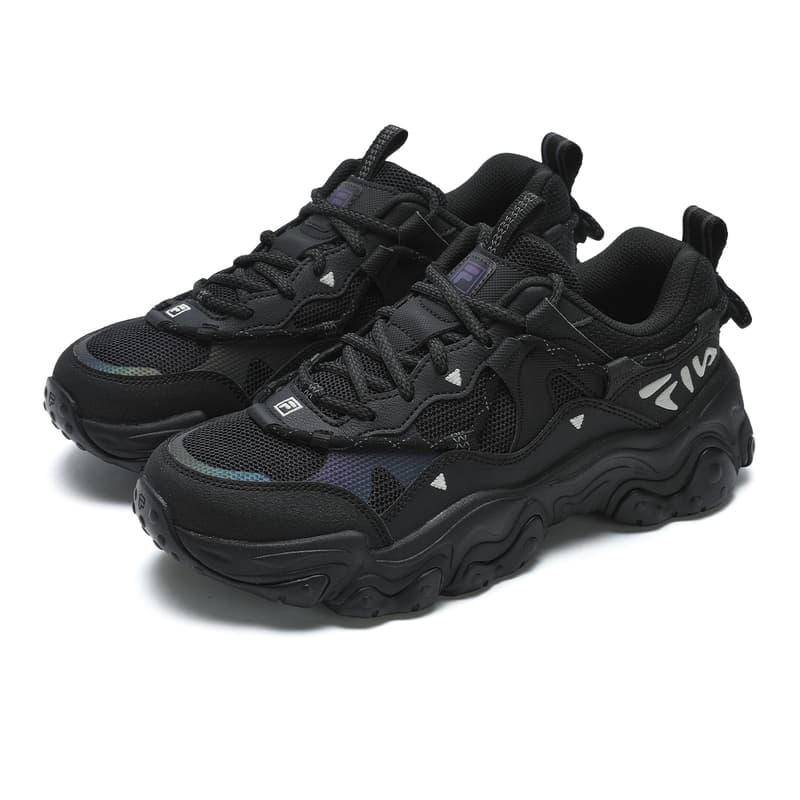 Кроссовки для бега FILA Fluid 5 Кошачья лапа Low Топ Беговые кроссовки Женские Черный - изображение 3