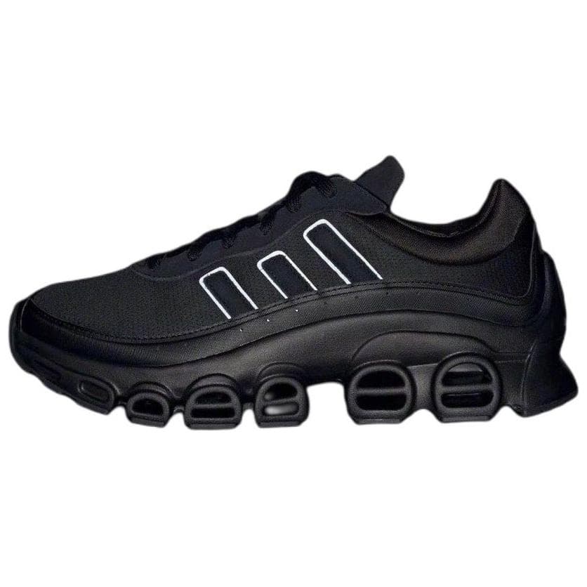 Кроссовки для бега Adidas Originals Slip-Resistant Abrasion-Resistant Low-Top Беговые Кроссовки Мужские Черные - изображение 1