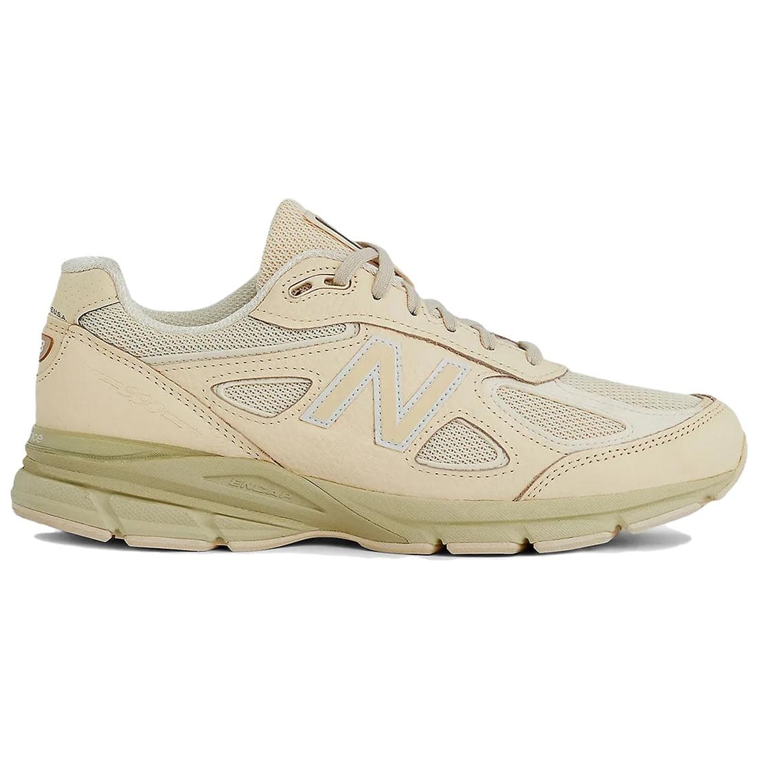 Кроссовки для бега New Balance NB 990 V4 Устойчивые к истиранию Низкие Беговые кроссовки Унисекс Экрю - изображение 2