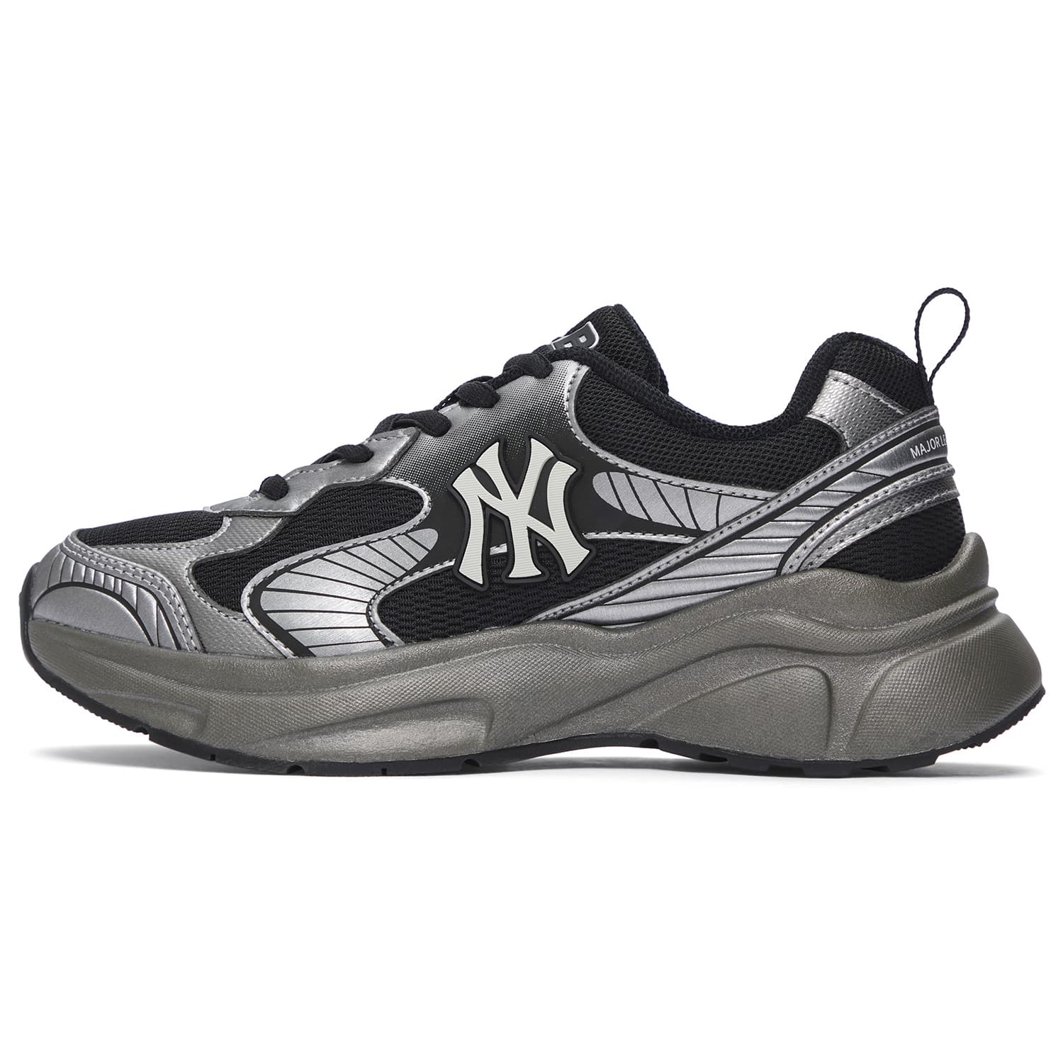 Кроссовки для бега MLB Chunky Jogger Low Топ Повседневные беговые кроссовки Унисекс Черные - изображение 1