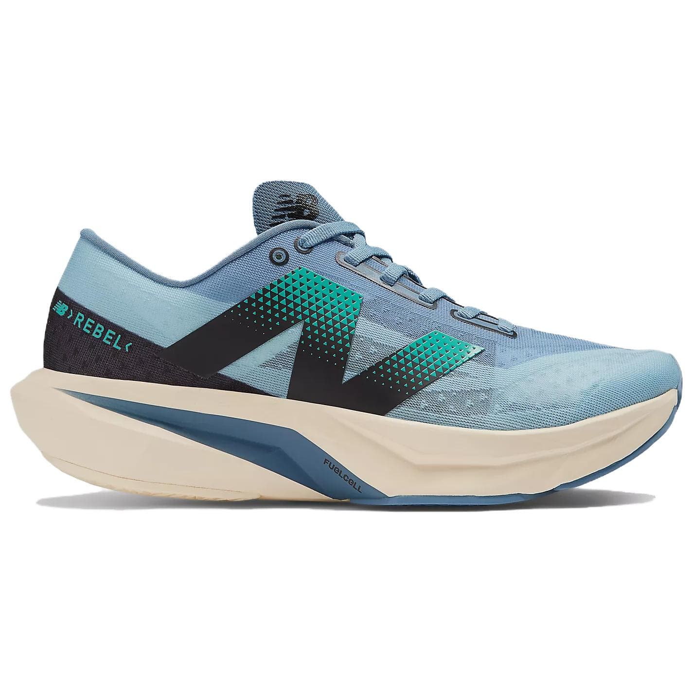 Кроссовки для бега New Balance FuelCell Rebel V4 Light Blue - изображение 2