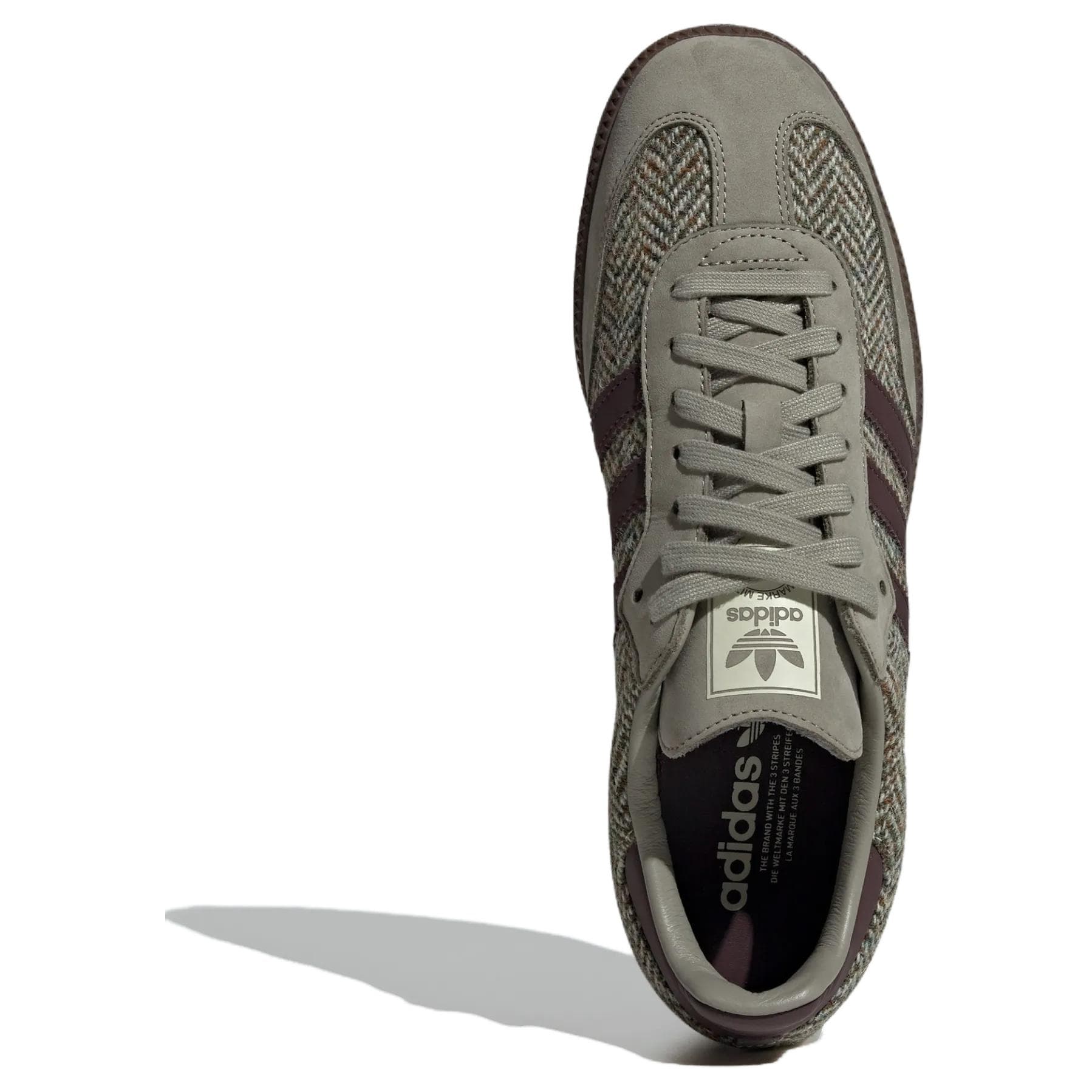 Кроссовки Adidas Originals Samba OG Low Топ Скейтборд Кроссовки Унисекс Розовый Коричневый - изображение 5
