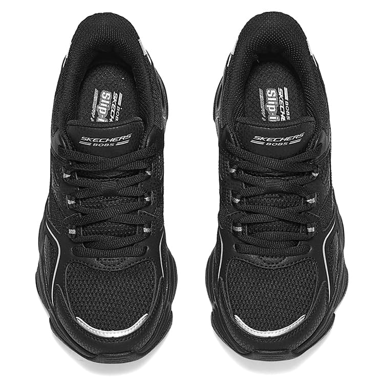 Кроссовки Skechers Slip ins массивные кроссовки женские черные - изображение 3