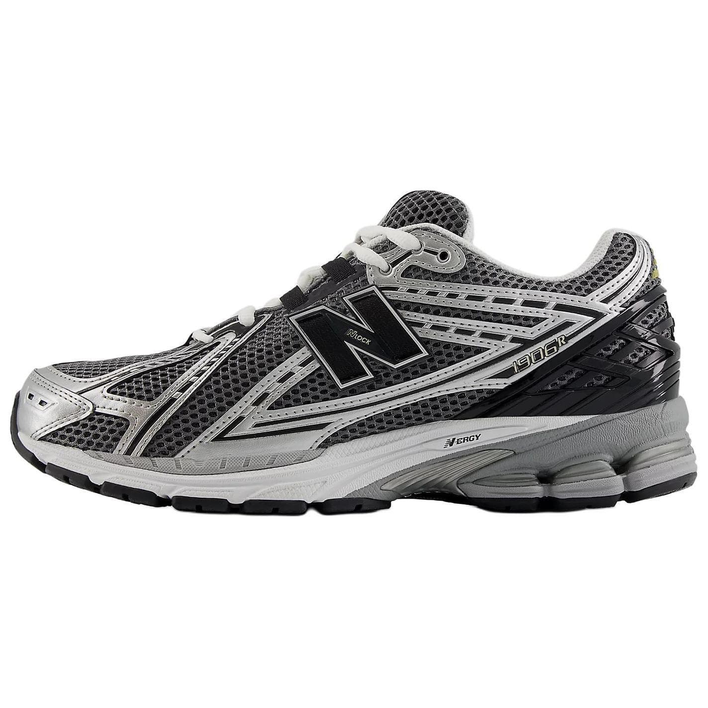Кроссовки для бега New Balance NB 1906R Комфортные Низкие Повседневные Городские Беговые Кроссовки Унисекс Серебристо-Черные - изображение 1