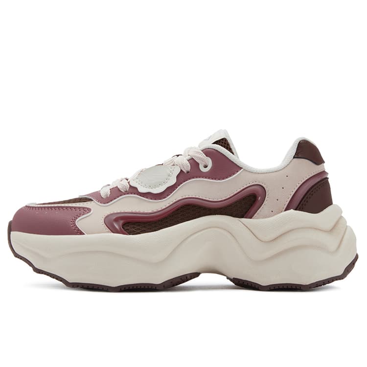 Кроссовки 361° Dumpling Shoes противоскользящие устойчивые к истиранию низкий топ массивные кроссовки женские - изображение 1