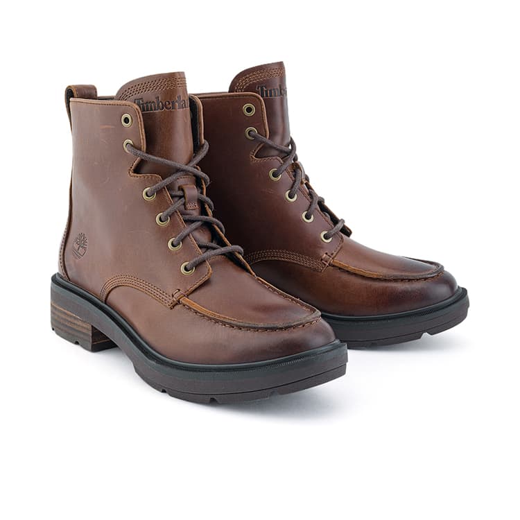 Ботинки уличные Timberland Водонепроницаемый Высокий Outdoor Женские Темно-Коричневый - изображение 3