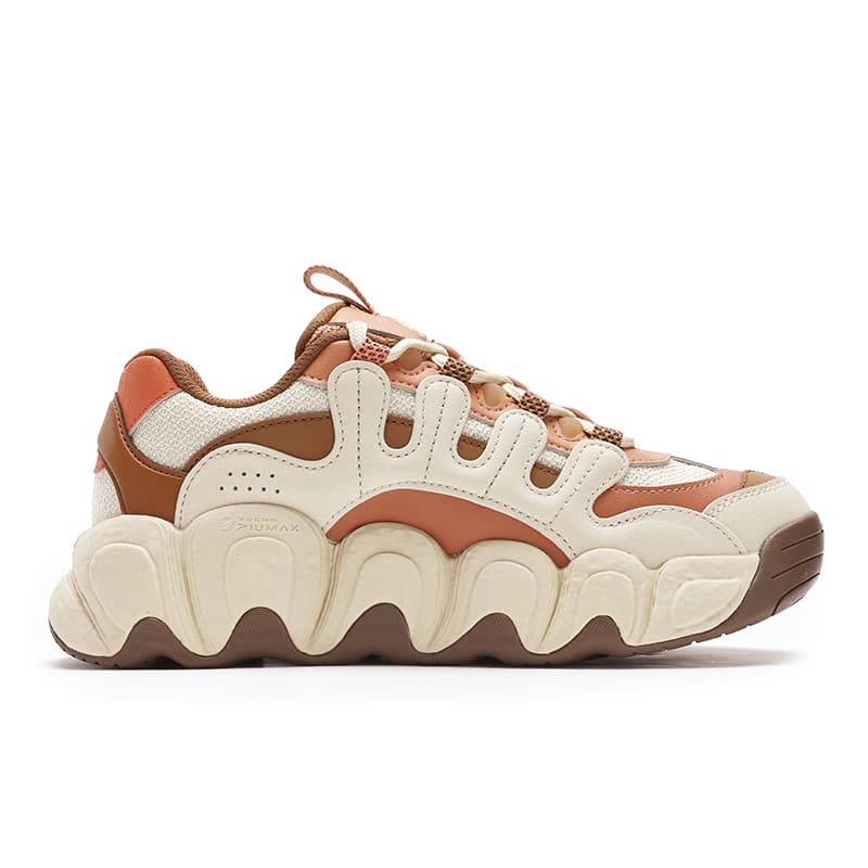 Кроссовки для бега FILA Croissant Низкие Беговые Кроссовки Женские Бежевые Коричневые - изображение 2