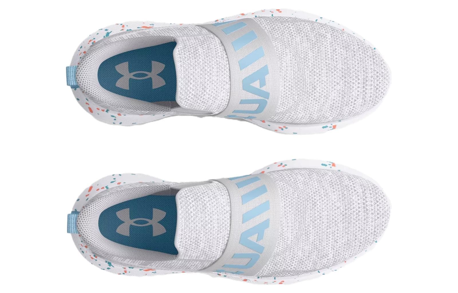 Кроссовки для бега Under Armour Surge 3 Противоскользящие Устойчивые к истиранию Амортизация Низкие Беговые кроссовки Женские Серые - изображение 3